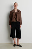 Second Female Rayna Frill Top in Carafe