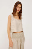 Rails Akira Top in Flax