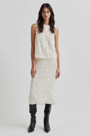 Second Female Shiny Skirt in Tofu