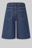 Second Female Columbo Denim Shorts in Dark Blue