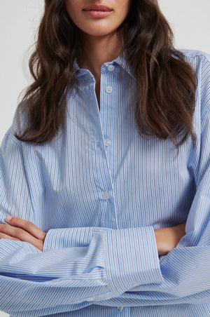 Second Female Almine Classic Shirt in Frozen Fjord