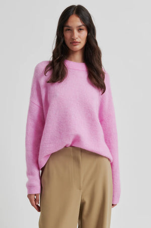 Second Female Bruuk O-Neck Knit in Lilac