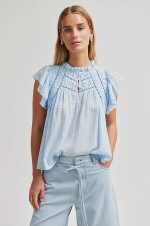 Second Female Gabi Top in Light Blue