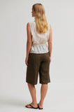 Second Female Sharo Long Shorts in Brown