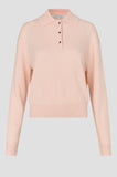 Second Female Longo Collar Knit PINK