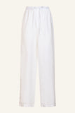 120% Lino Trouser in White