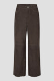 Second Female Zonie Suede Jeans in Demitasse