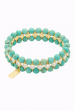 Talis Chains Alabama Bracelet in Turquoise Gold