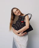 Day Et Zebra Work Tote in Coffee