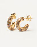 Pdpaola Tiger Earrings in Gold