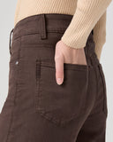 Paige Sasha Ankle Wide Cuff in Chocolate
