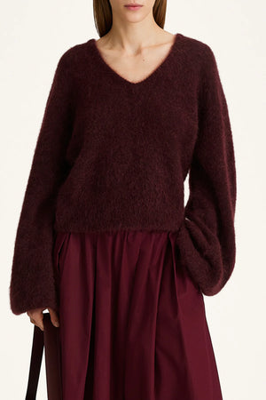 Style In Nemoli Sweater in Bordeaux