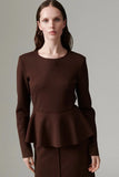 Day Birger Et Mikkelson Zola Scuba Top in Coffee