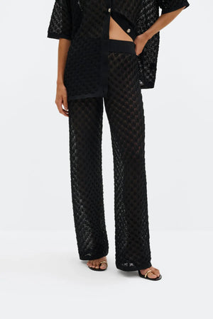 Malina Alissa Knitted Pants in Black