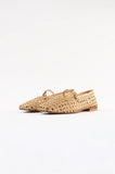 Souliers Martinez Paris Balerina in Gold