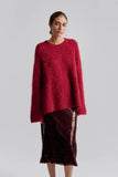 Malina Elsy Alpaca Sweater in Red