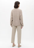 Zenggi Soft Round Neck in Beige