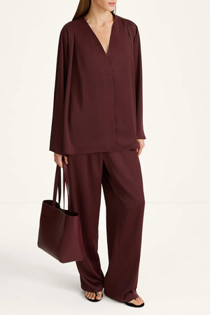 Style In Marby Blouse in Bordeaux