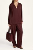 Style In Marby Blouse in Bordeaux