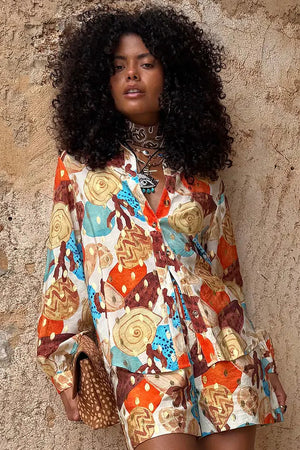 Never Fully Dressed Shell Marley Shirt in Multi