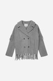 Munthe Exmillion Fringe Jacket in Grey