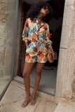 Never Fully Dressed Shell Marley Shirt in Multi