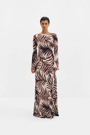Malina Jennelie Dress in Brown