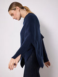 Not Shy Auguste Poncho in Navy