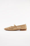 Souliers Martinez Paris Balerina in Gold