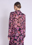 Berenice Erika Print Blouse in Pink