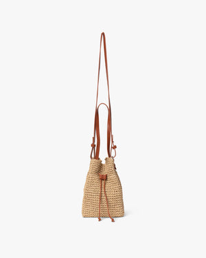 Day Et Natural Straw Bucket Bag in Beige
