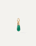 Pdpaola Green Adventurine Drop Pendant in Green