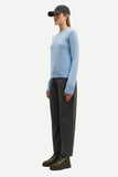 Samsoe Charlotte Sweater in Light Blue