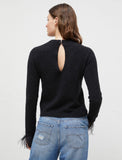 Marella Addio Feather Knit in Black