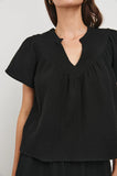 Rails Sayer Top in Black