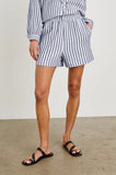Rails Leighton Shorts in White Blue