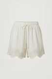 Scarlet Poppies Terrel Shorts in Vanilla