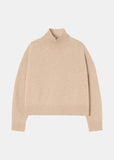 Zenggi Oversized Turtle Neck in Beige