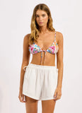 Seafolly Side Drawstring Shorts in White