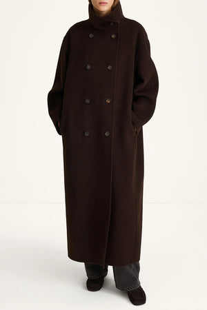 Style In Tovino Coat in Coffee