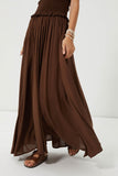 Charlie Joe Kurta Skirt in Chocolate