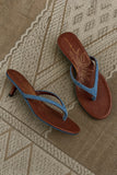Never Fully Dressed Denim Sandal Mule in Denim