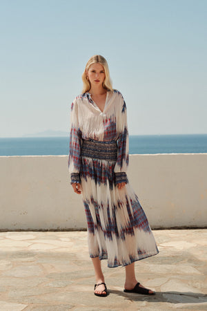 Devotion Saffron Skirt in Purple