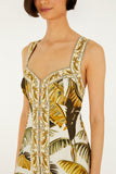 Farm Rio Trancoso Mini Dress in Sand