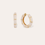 Gas Bijoux Bo Bamboo Mini Hoops in Gold