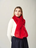 Helen Moore Luxe Scarf in Red