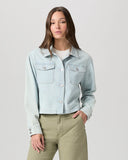 Paige Natalia Shacket in Windward Blue