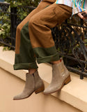 Penelope Chilvers Rove Suede Boot in Camel