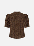 Frame Gillian Blouse in Leopard Print