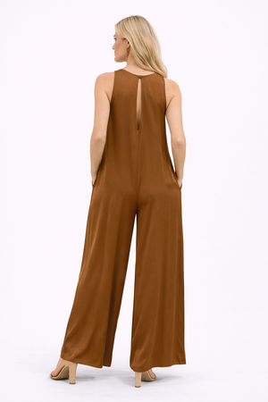 Silk 95 Five Joburg Jumpsuit in Nutmeg